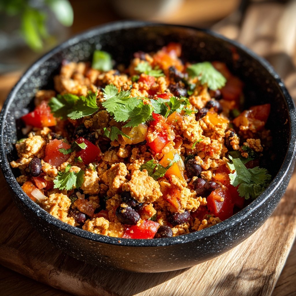 High Protein Turkey Burrito Bowl