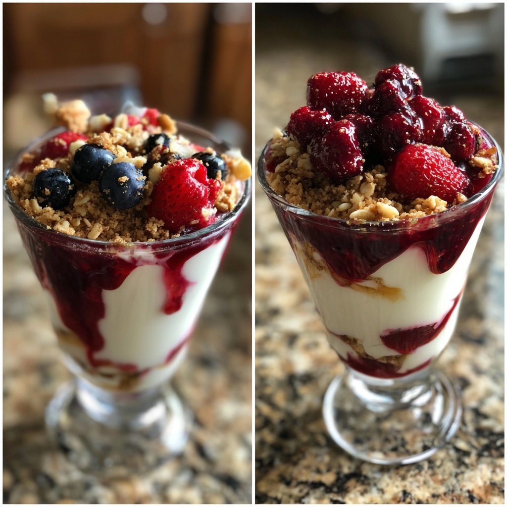 Vanilla Berry Yogurt Parfaits