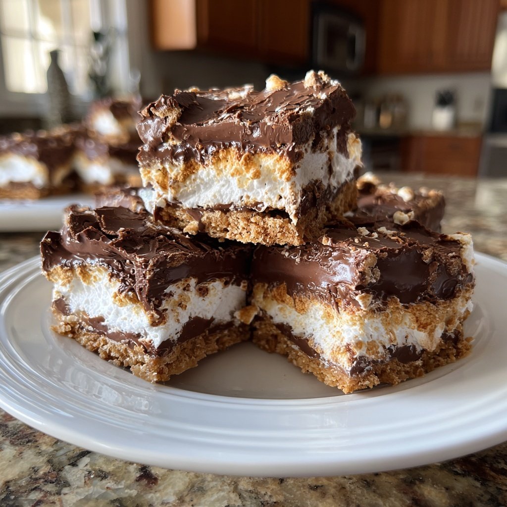 Valentines Treats Chocolate Marshmallow Squares