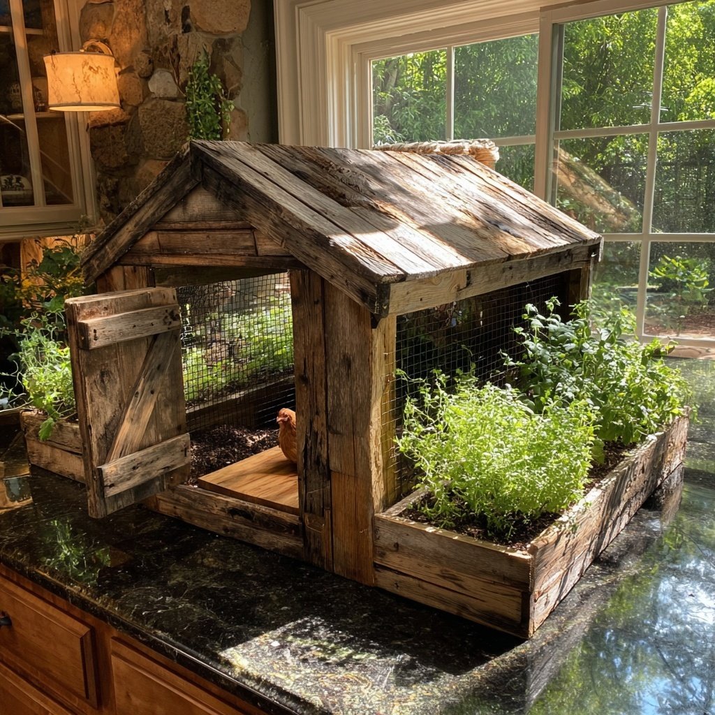 DIY Chicken Run With Roof