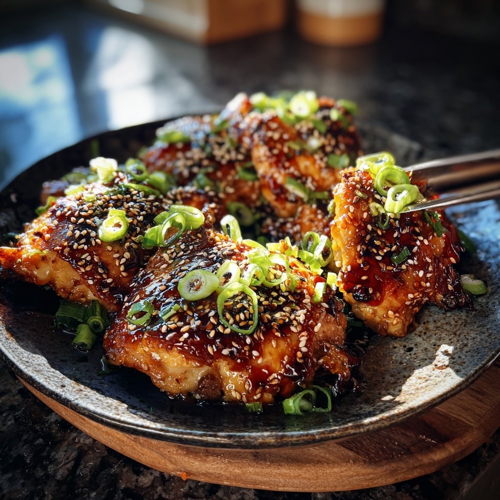 Baked Teriyaki Chicken Thighs