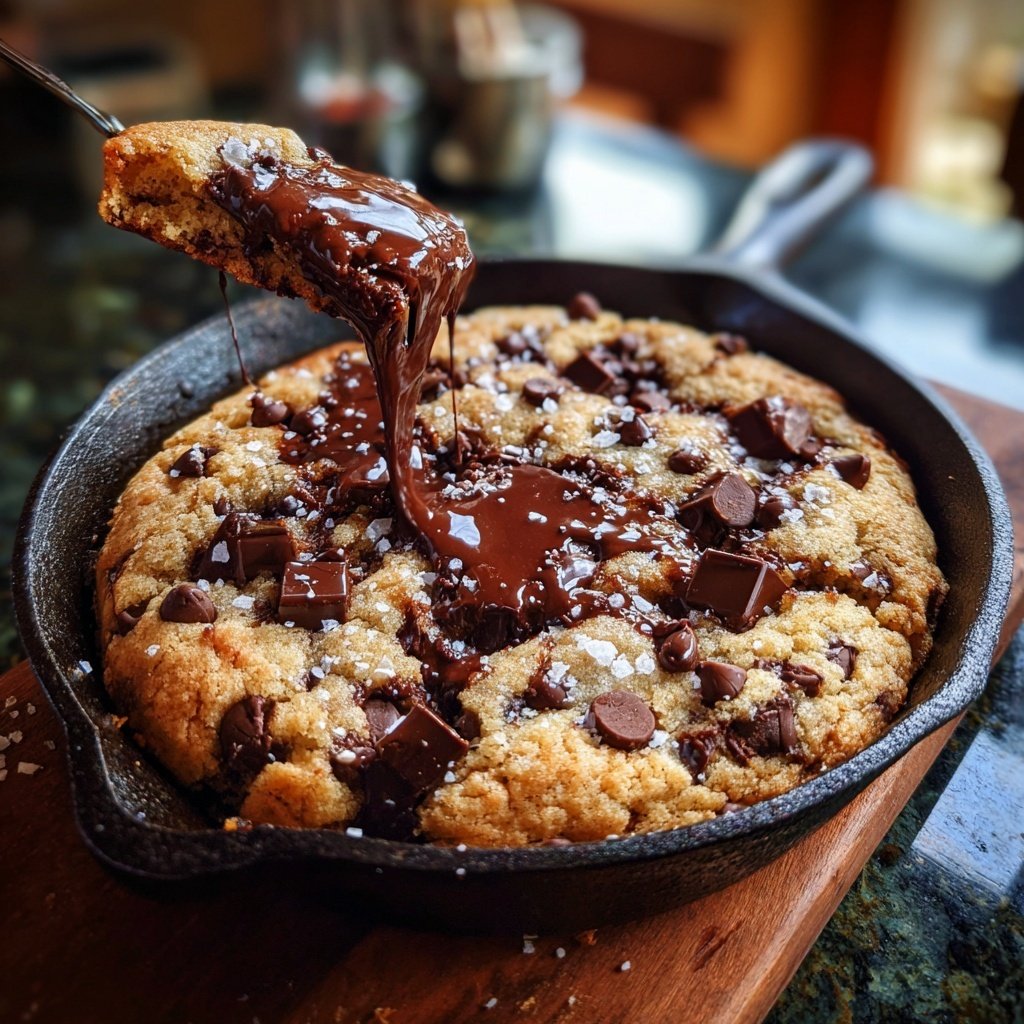 Chocolate Chip Skillet Cookie