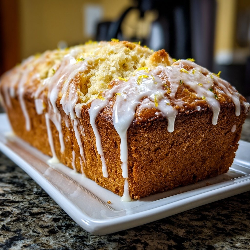 Cottage Cheese Lemon Loaf