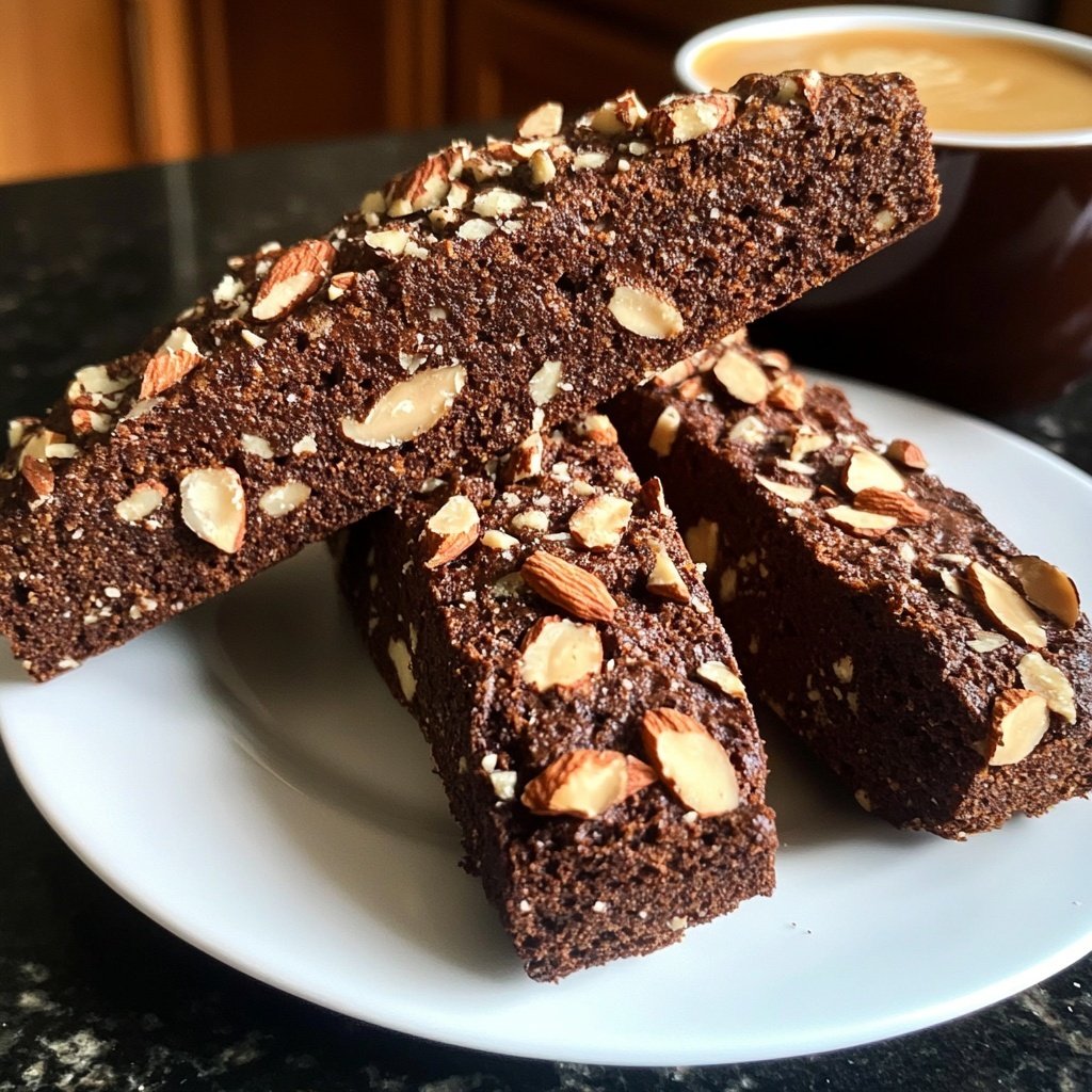 Chocolate Almond Biscotti