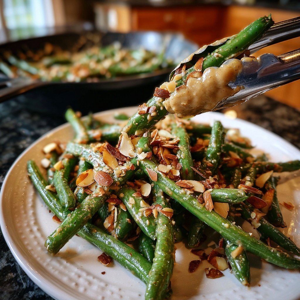 Green Beans with Almond Butter
