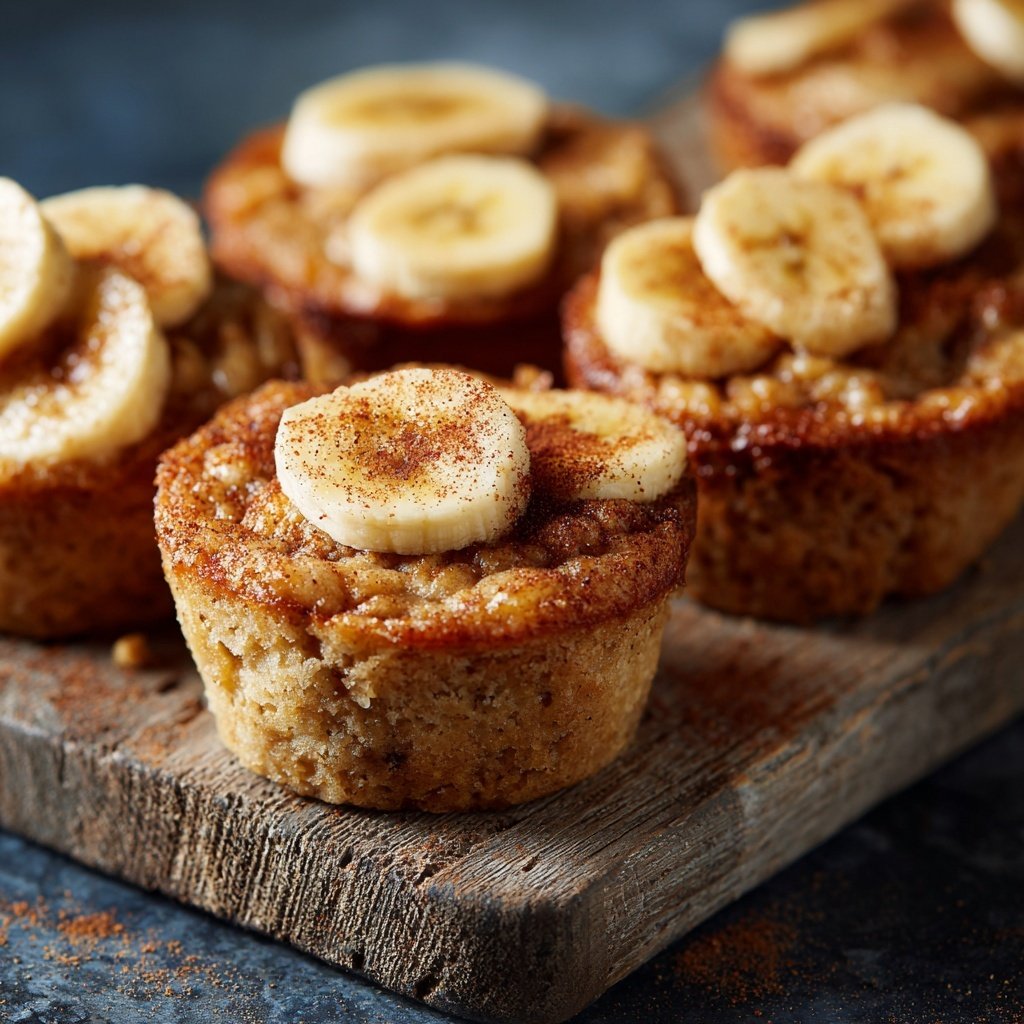 Cinnamon Banana Breakfast Cups