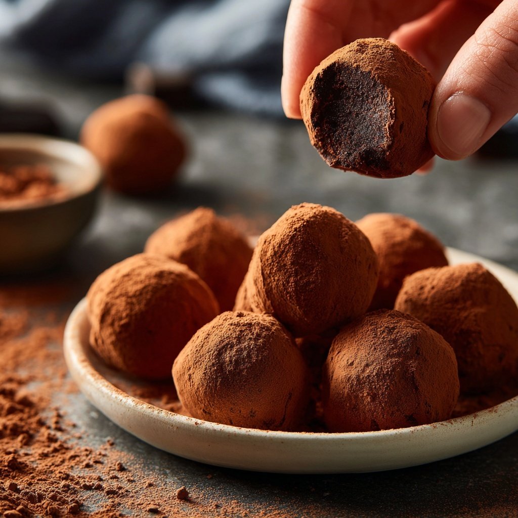 Chocolate Raspberry Truffles