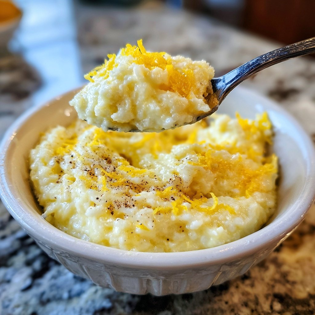 Creamy Lemon Ricotta Rice