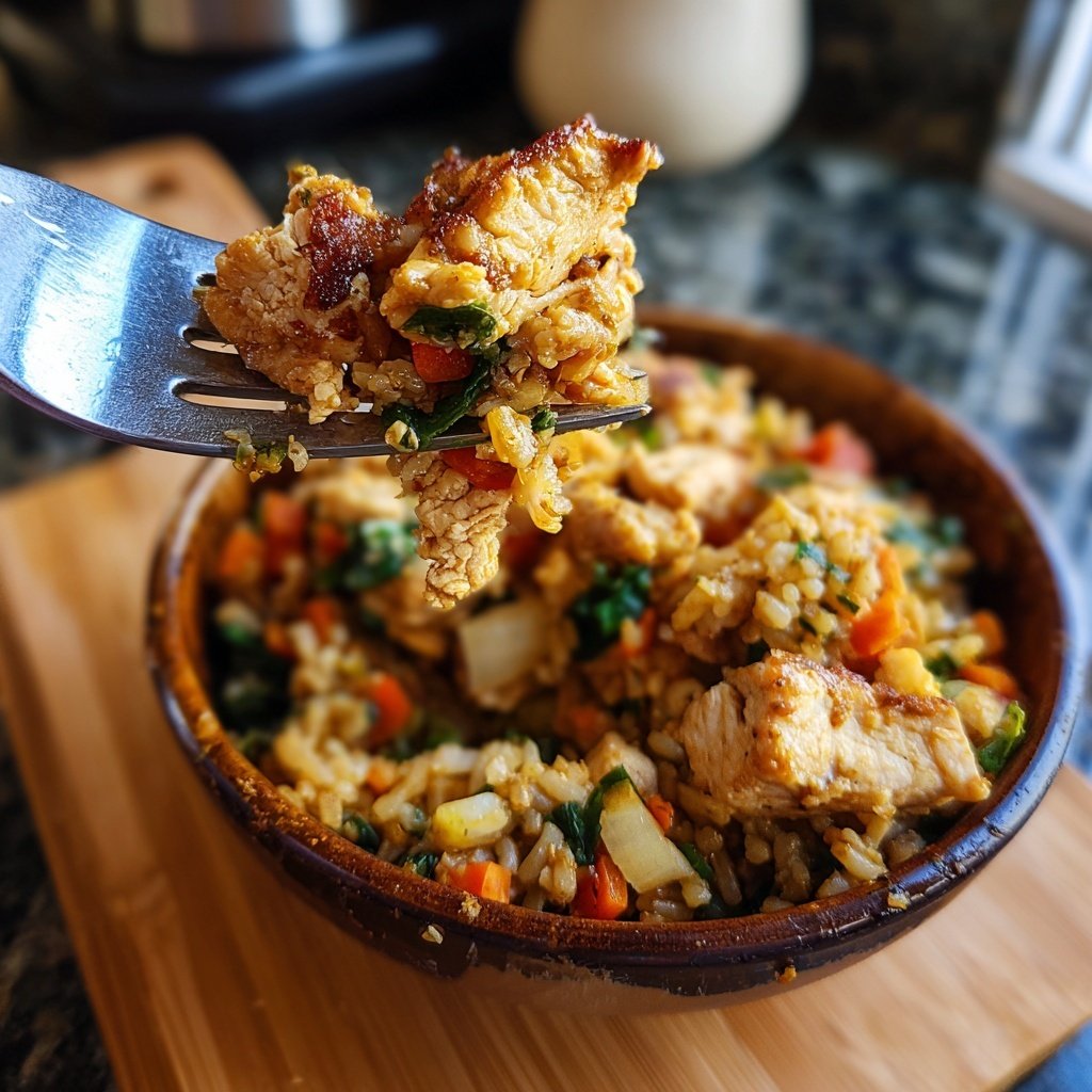 High Protein Turkey Rice Bowl