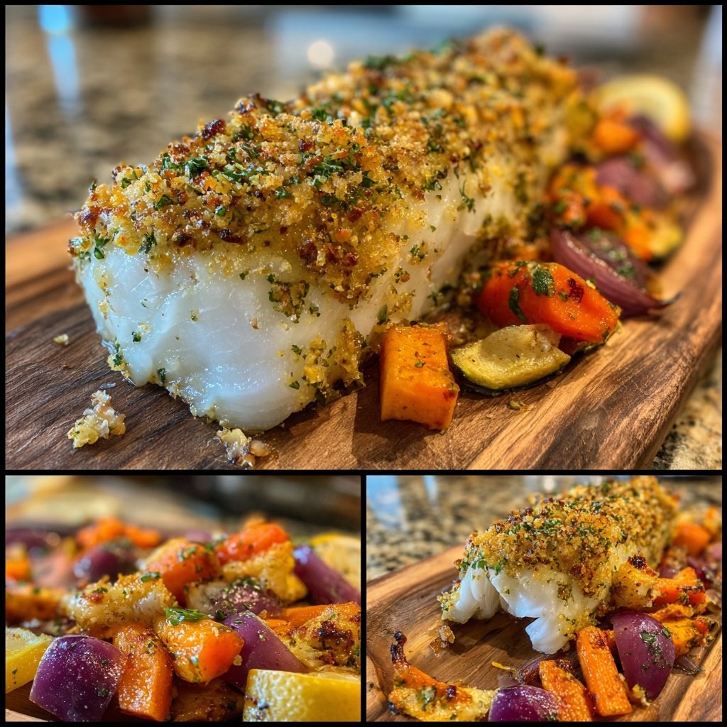 Easy Healthy Baked Cod Dinner