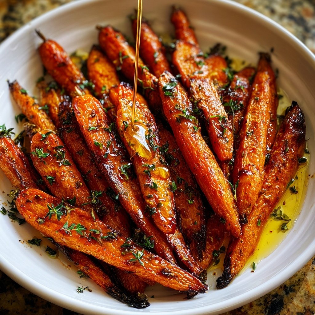 Roasted Carrots with Honey Glaze