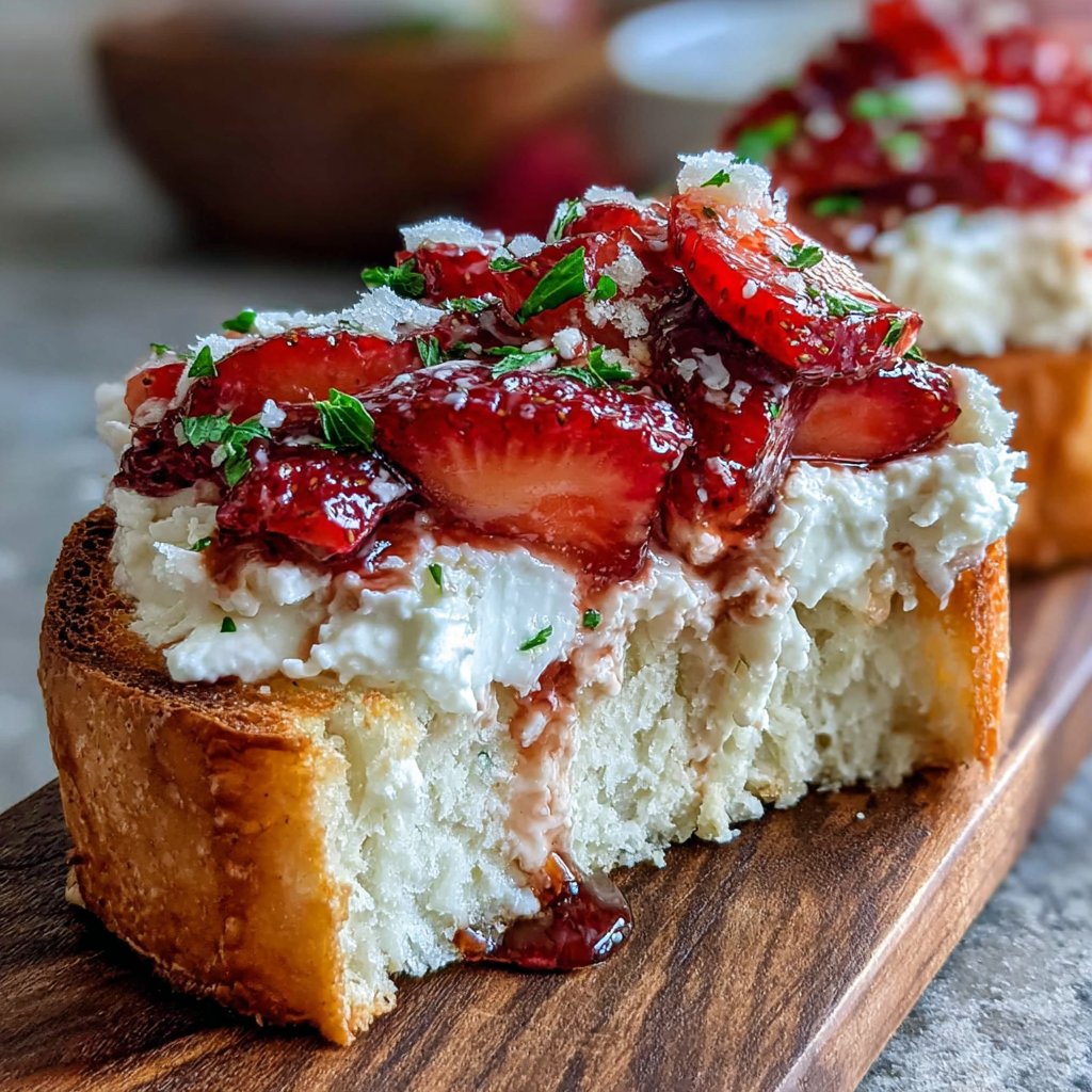 Strawberry Cream Cheese Breakfast Toast