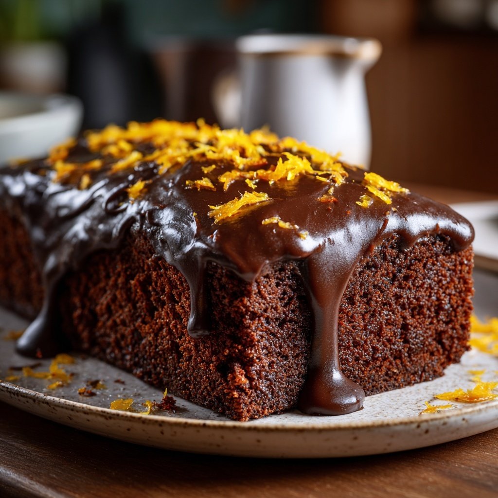 Chocolate Orange Sheet Cake