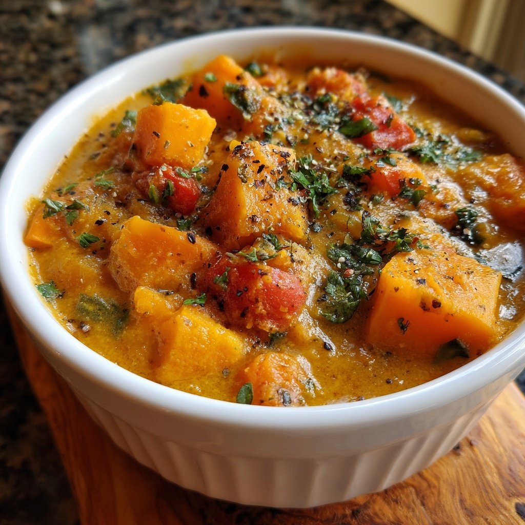 Healthy Crockpot Sweet Potato Stew