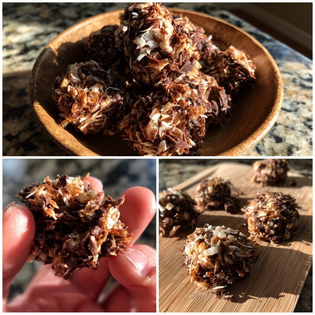 Chocolate Coconut Almond Snack Bites